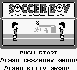 Soccer Boy (Japan) Title Screen